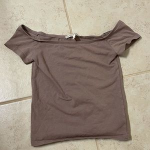 Express Off The Shoulder Shirt